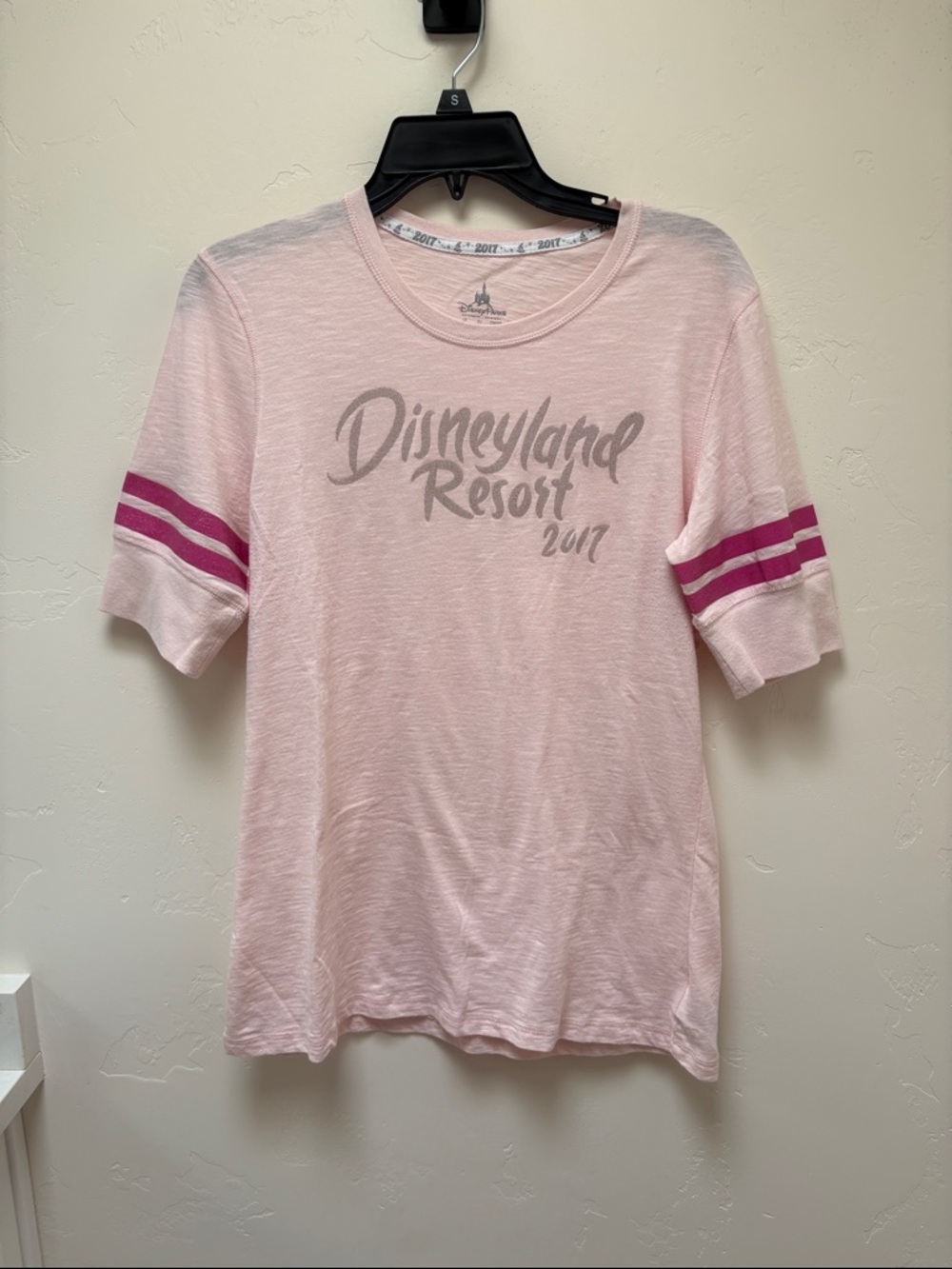 Disney Pink Disneyland Resort 2017 Short Sleeve Tee